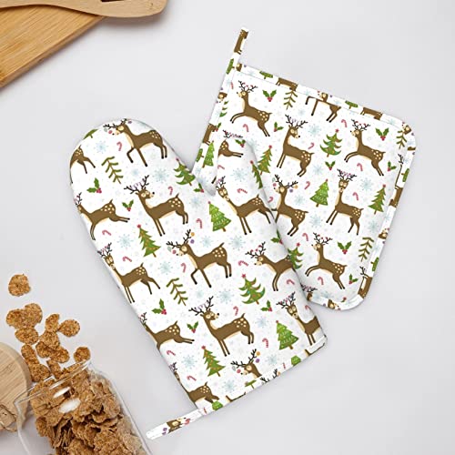 Sheep Oven Mitts Heat Resistant Sets,Farmland Design Theme Amber,Kitchen Oven Glove High Heat Resistant With Non-Slip Silicone Surface For Cooking,Amber Off White #TOP7