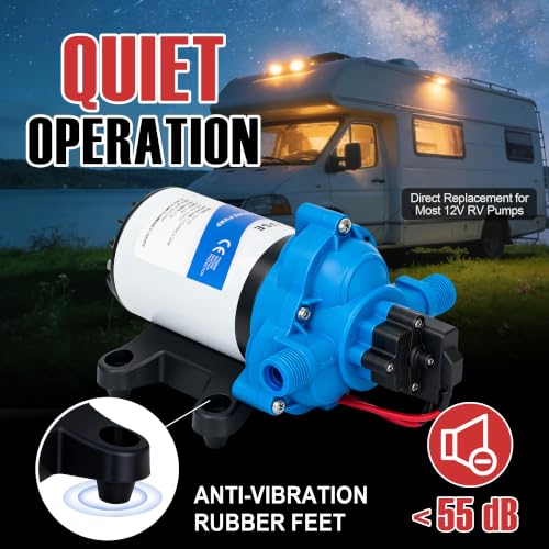 DC HOUSE 3.5GPM Quiet RV Pump