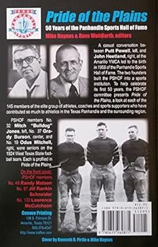 Paperback Pride of the Plains: 50 Years of the Panhandle Sports Hall of Fame Book