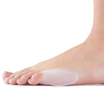 Tailor's Bunion Foot Pain Relief Pad,Soft Silicone Gel Bunionette Toe Pads,Tailor Bunions Toes Cushion Corrector and Protectors for Tailors, Calluses, Blisters, Corns,4 Pair