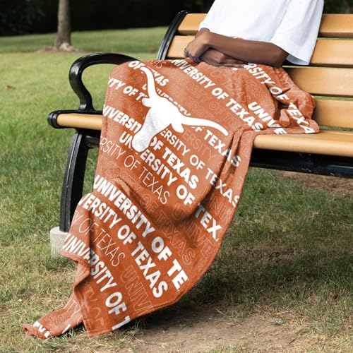 Logo Brands NCAA Texas Longhorns Classic Fleece Throw Blanket -50” x 60” Ultra-Soft Game Day Blanket with Bold Team Colors & Logo – Cozy College Team Bedding for Fans & Alumni by Logo Brands - Used condition - Image 3