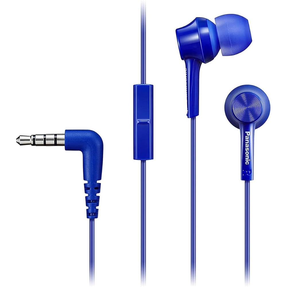 Panasonic RP-TCM115 Canal-Type in-Ear Headphones, Blue : Amazon.in:  Electronics