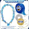 Sinload Graduation Candy Lei Making Kit - 2x 1000ft Blue Tubing, 330ft Red/Silver Ribbon For DIY Leis
