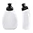 TRIWONDER Water Bottles Running Flask Hydration Vest Packs Waist Belt Replacement BPA Free Leakproof for Triathlon Marathon Hiking Cycling Sport Gym Runner (02 Water Bottles - 175ml/5.9oz)