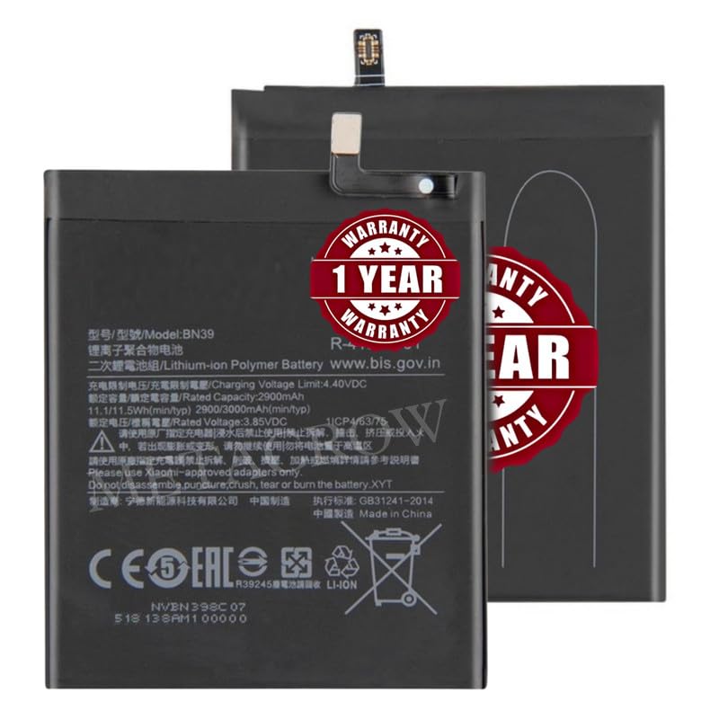 Original BN39 Battery Compatible for Xiaomi Mi Play - (3000mAh) - 1 Year Warranty_MC10