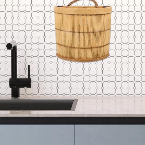 Cesta tejida elegante PRETYZOOM de pared para almacenamiento selecto 8