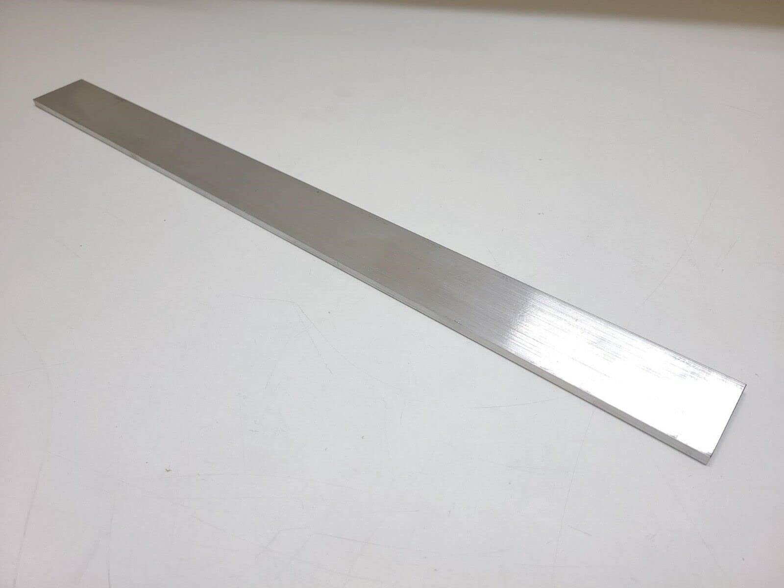 6061 Aluminum Flat Bar, 1/4" x 2" x 24" Long, Solid Stock, Plate, Machining, T6511
