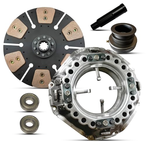 SOUTHEASTCLUTCH Wood Chipper Clutch Kit, 300cu inch HD Ceramic Disc compatible with 13” 1 3/8 (30-592CB)