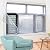 Weatherproofing Window Insulation Kit,Window Insulating Film,Home Thermal Insulation Curtains,Translucent Plastic Window Film,for Balcony,Bedroom,Kitchen,Width×Height (39.4in x 59in)