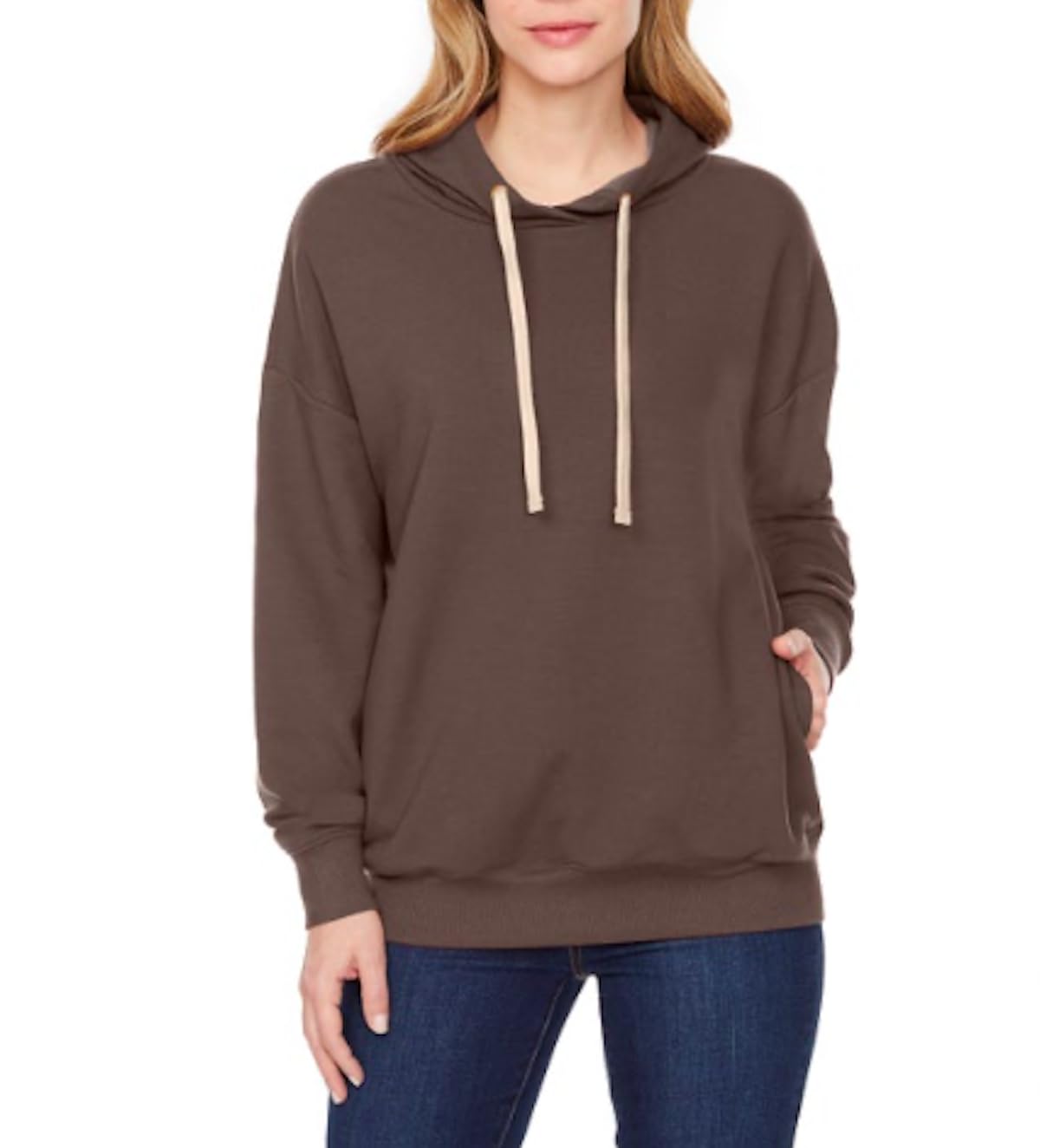 Women's Super Soft Pullover Hoodie with Side Pockets