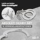 Profi Fußfesseln aus Metall, silber - Polizei-Standard - EXIL EDITION - Polizei Fußfesseln, silber