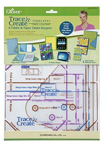 Clover Trace n Create E-Tablet &Paper Tablet Keepers Template with Nancy Zieman