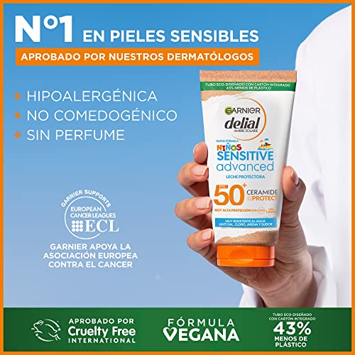 Garnier Niños Sensitive Advanced Tubo Spf50+ Garnier Créme Solaire 50 Ml - vue 4