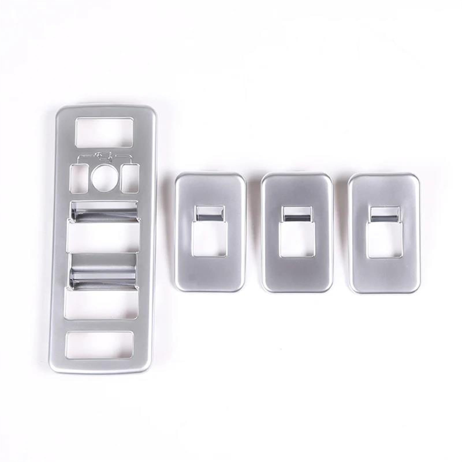 Yeskit Onecolor Abs Car Window Glass Lifting Button Decorative Frame Sticker For Land-Rover For Range Rover For Vogue L405 2013-2017(Onecolor)
