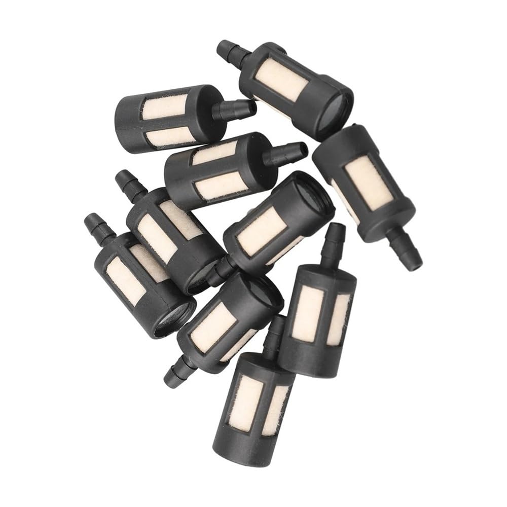 Filtre à carburant tondeuse et tronçonneuse : lot de 10 universel