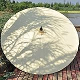 Las varillas de los paraguas están hechas de bambúes que han crecido durante más de 5 años, con un diámetro de más de 3,5 cm, buena flexibilidad y fuerte resistencia al viento.