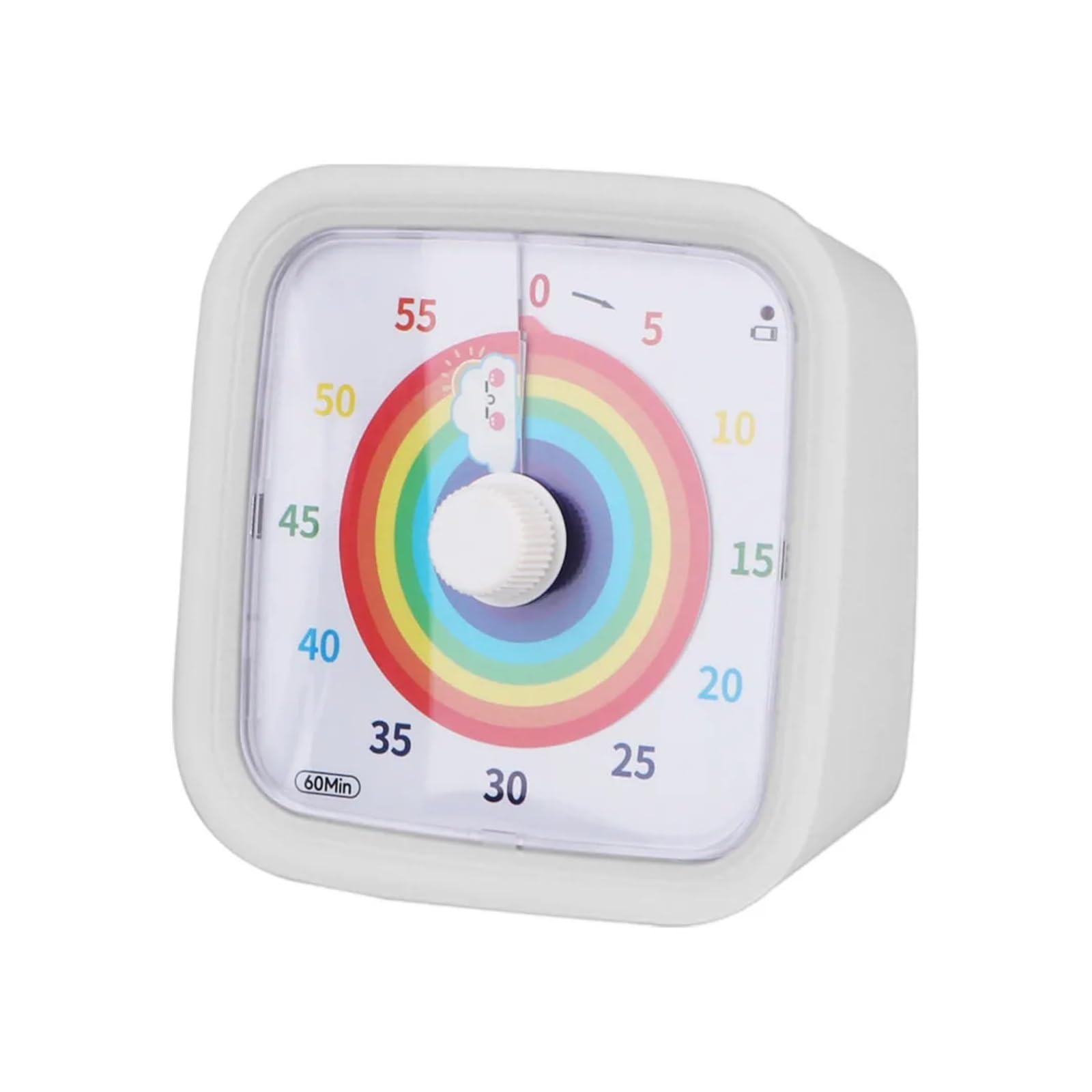 FDEFIRTFG Timer, Countdown Timer Plan Digital Kitchen Self-timer For Kids(White)