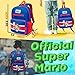 Super Mario Backpack for Kids Lightweight School Bag with Compartments Book Bag Daypack for PE Sports Gamer School Supplies Gifts for Kids