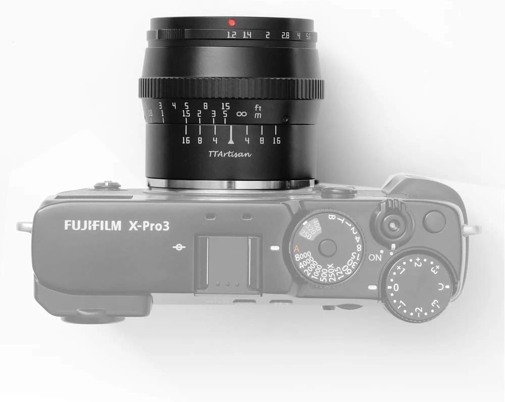 TTArtisan 50mm F1.2 APS-C マニュアルフォーカスレンズ Fuji X