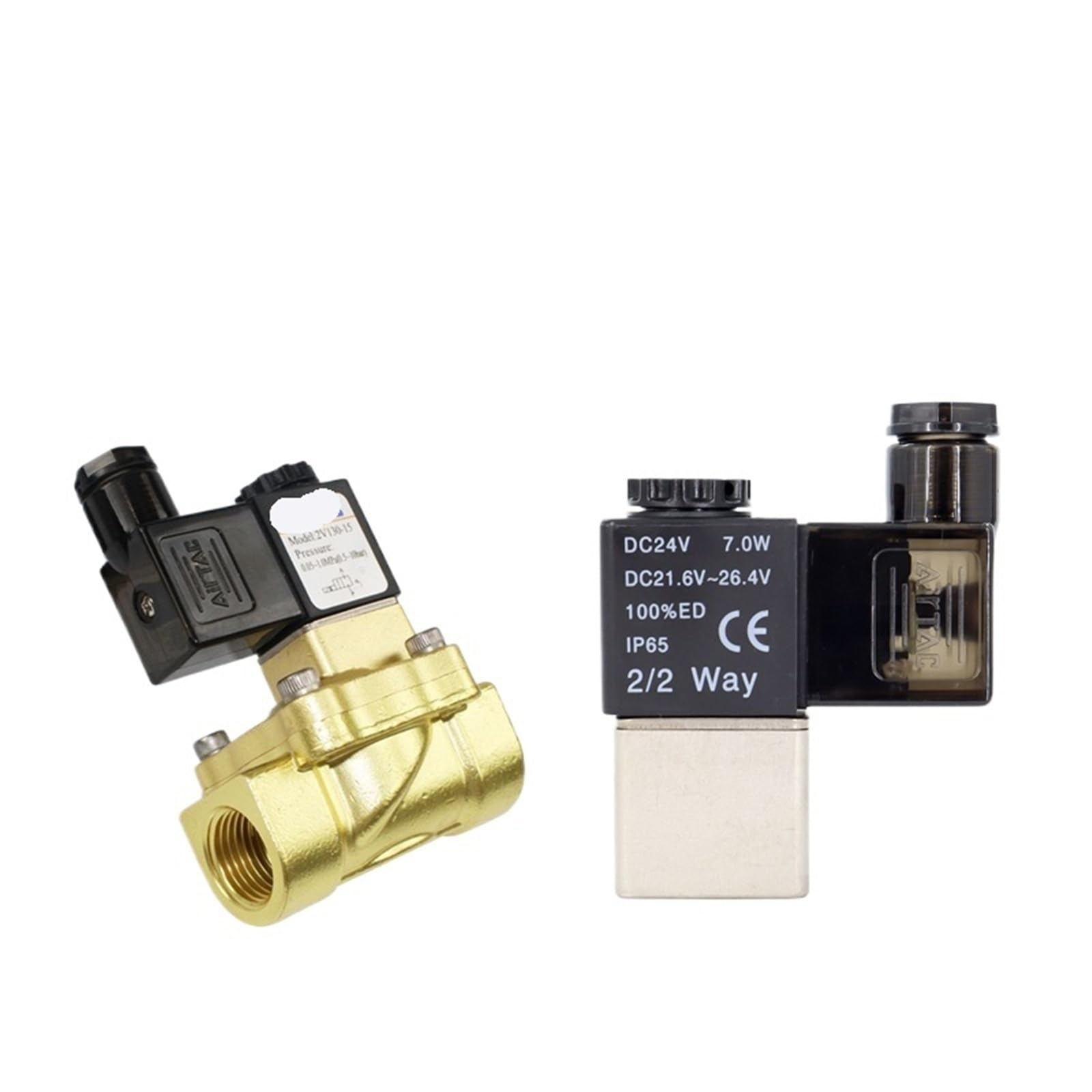 Vanne d'inversion 2V025 haute performance pour circuit de fluide stable