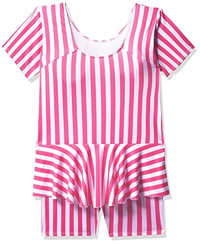Image of I-SWIM LADIES COSTUME IS-104 WHITE /PINK LINES SIZE 3XL WITH GOGGLES SILICONE IS-SG LARGE WITH BOX GREY