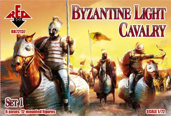 Red Box 72137 1/72 Byzantine Light Cavalry miniatura 3