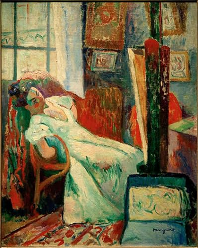 Impression d'art Henri Charles Manguin Le repos du modèle sur toile de qualité galerie