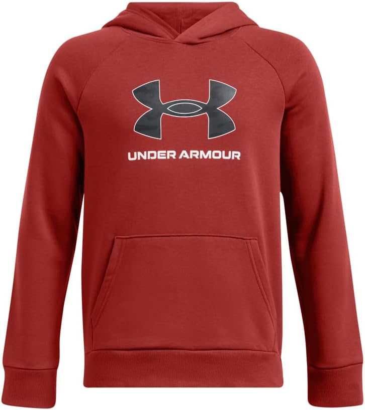 Under Armour boys Rival Fleece Big Logo Print Fill Hoodie