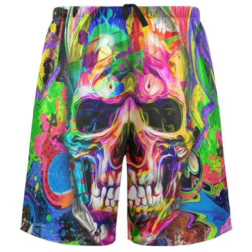 visesunny Men's Pajama bottoms Lounge Sleep Shorts Cute Soft Comfortable Breathable Pajamas Shorts with Pockets