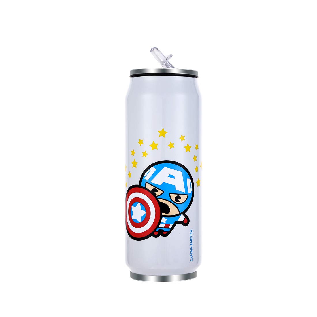 Amazon.com: MINISO MARVEL Soda Can Water Bottle 13.5oz Reusable