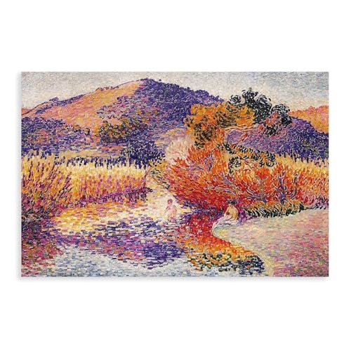 Toile Henri-Edmond Cross Rivière Saint-Clair Poster sans Cadre