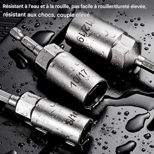 Embout hexagonal pour perceuse visseuse et entretien automobile - 6