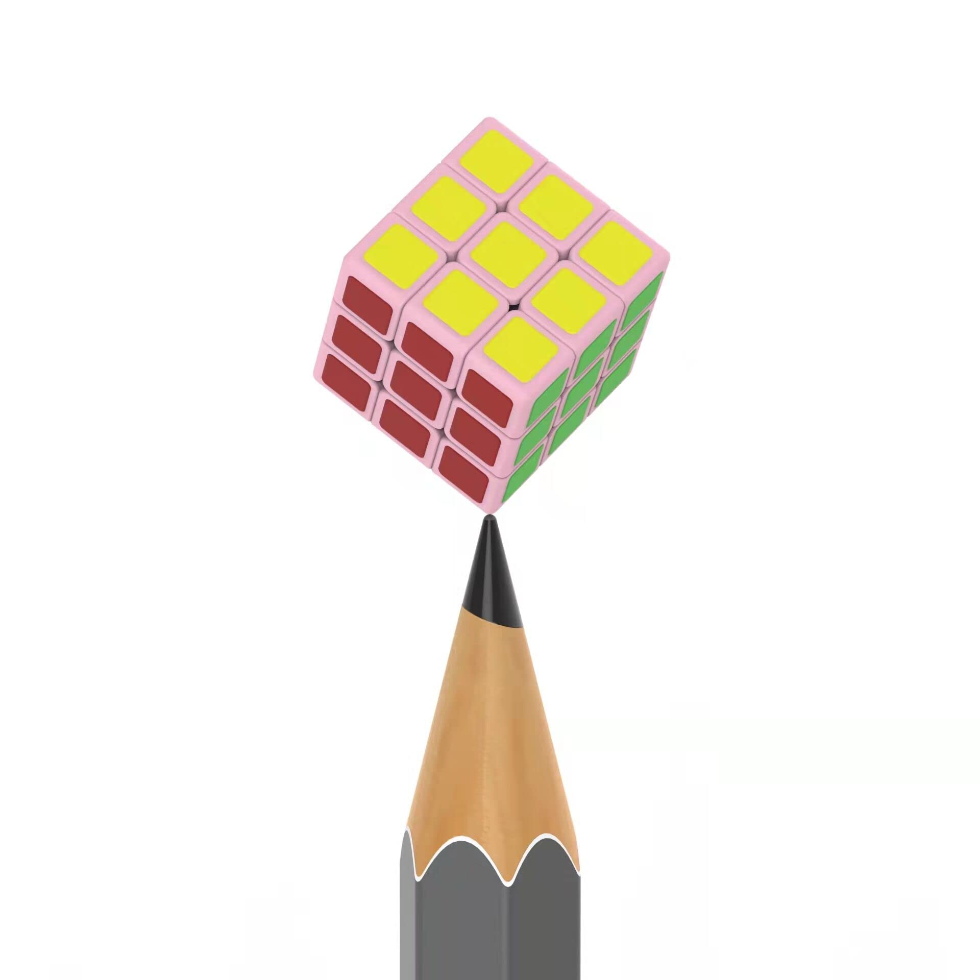 Amazon.com: Cuberspeed Smallest Cube lab Mini 3x3 1.0cm Pink Speed
