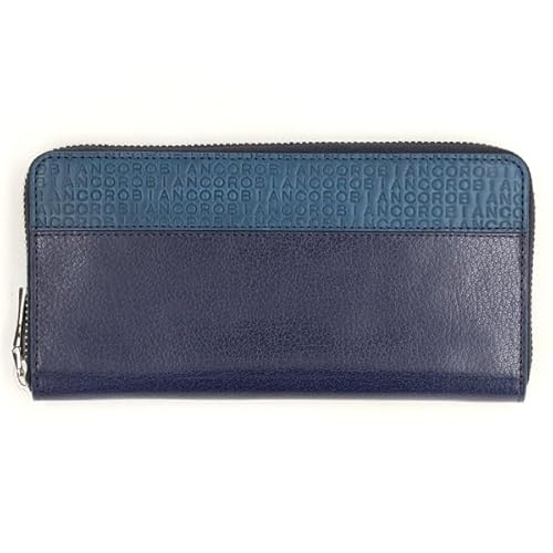 [オロビアンコ] ラウンドファスナー長財布 ネイビー ＊＊