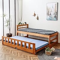 Amazon｜高耐久 スチール 2段 ベッド シングル フレーム 下段 親子
