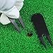 PIYANYO Metal Bent Golf Turf Repair Tool Golf Club and Golf Fork Outdoor Sports Repair Tool Black 2PCS