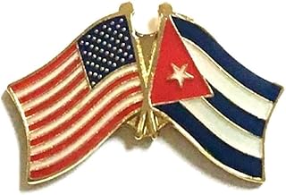 National Country Flag & US Crossed Double Flag Lapel Pins, International & American Friendship Enamel Tie and Hat Pin Badge