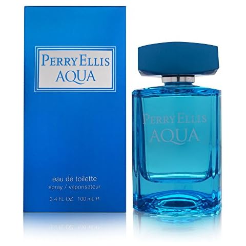 Perry Ellis Aqua Eau De Toilette Spray for Men, 3.4 Ounce Cover