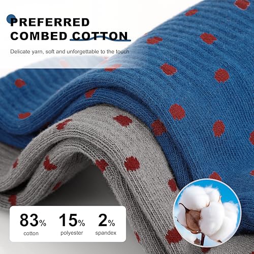 Image of Pilates Socks with Grips for Yoga, Barefoot, Ballet, Barre, Hospital Non Slip Anti Skid Socks for Women and Men