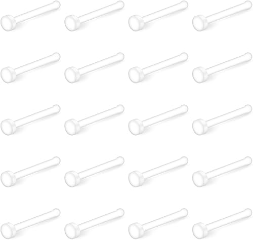 Clear Nose Bone Studs