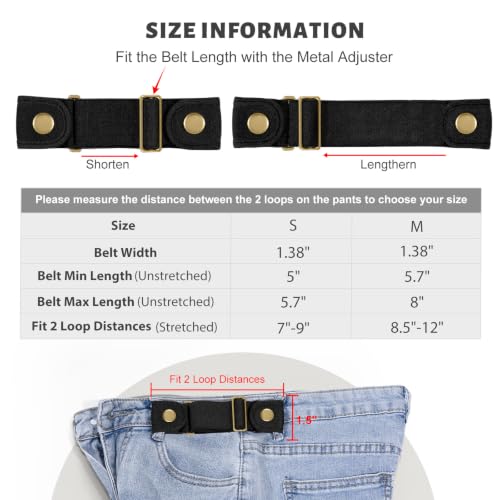 Image of Beltroad No Buckle Belts for Men Women Stretch Sides Belt without Buckle
