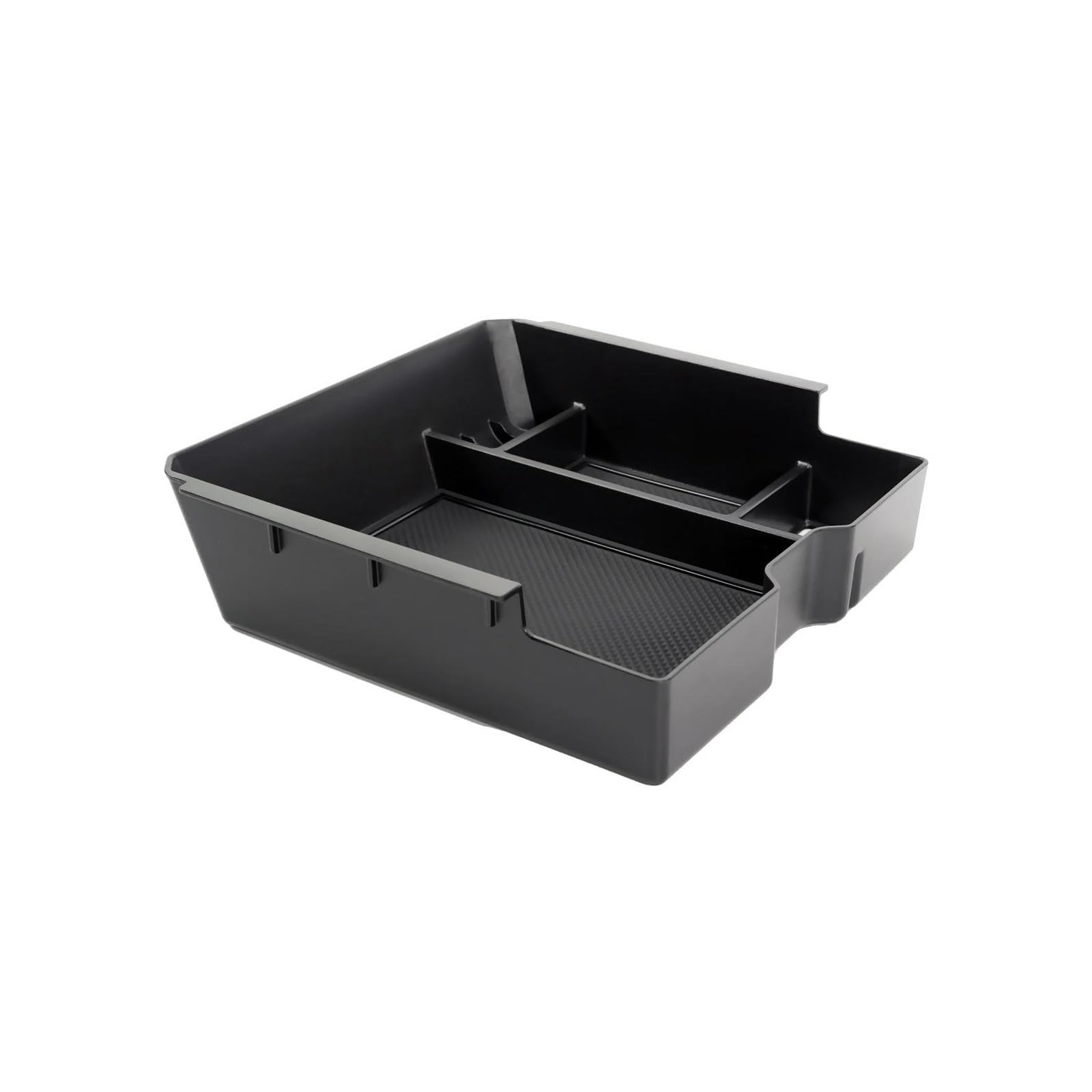 EVEKHAHHRB Console Storage Box Container For Ranger 2019 2020 2021-2025 Center Console Organizer Tray Armrest Storage Box Layered Interior Armrest Storage Box(2)