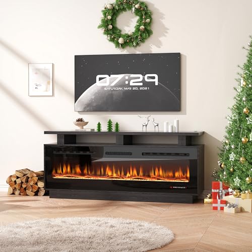 Fireplace TV Stand with 60