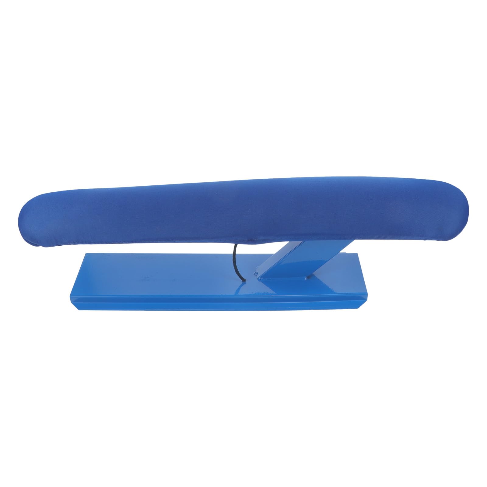 Veemoon Asse da Stiro da Tavolo Compatto in Ferro e Tessuto Blu, Sgabello da Stiro Portatile e Robusto Design Salvaspazio per Stirare Maniche e Pantaloni