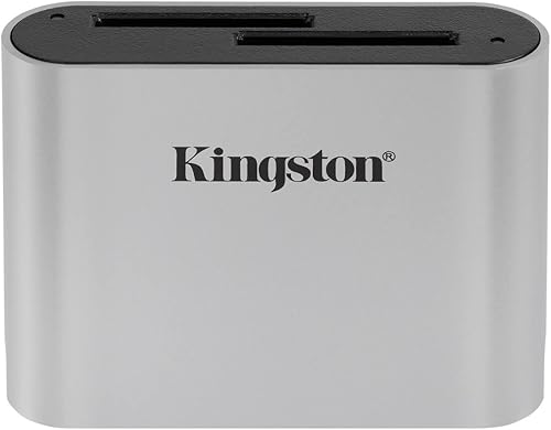 Kingston Lector SD de flujo de trabajo USB 3.2 Gen 1 Flujo de trabajo de doble ranura SDHC/SDXC UHS-II WFS-SD