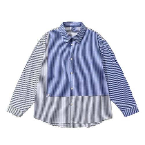 Chemise Ample à Manches Longues pour Hommes aux Finitions Soignées de Saison