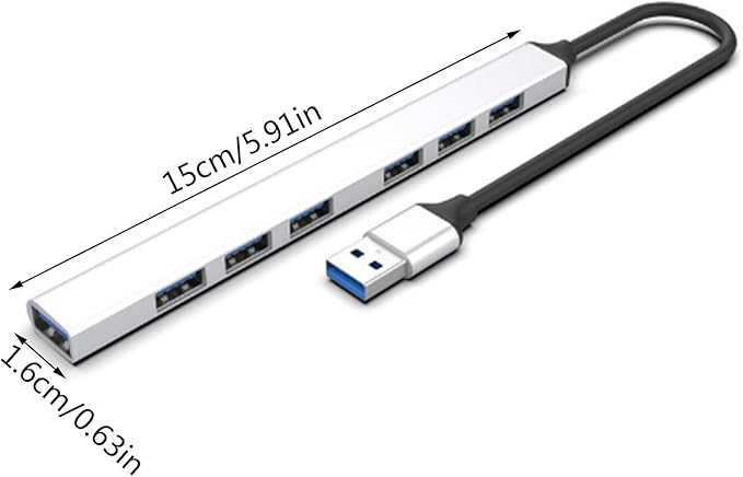 Hub USB de 7 puertos CHENZILIN miniatura 6