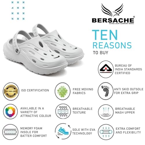Image of BERSACHE Extra Soft Classic Casual with Back Strap Regular wear with Ultra Soft & Flexibility Technology Slipper for Men's & Boy's