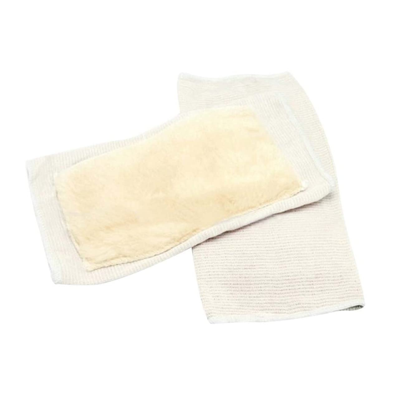 PartyKindom 1 Pair Thickened Artificial Wool Knee Support Sleeve Thermal Knee Pad for Relief Lightweight Leg Warmer for Dance Yoga Outdoor Sports Mens Elastic