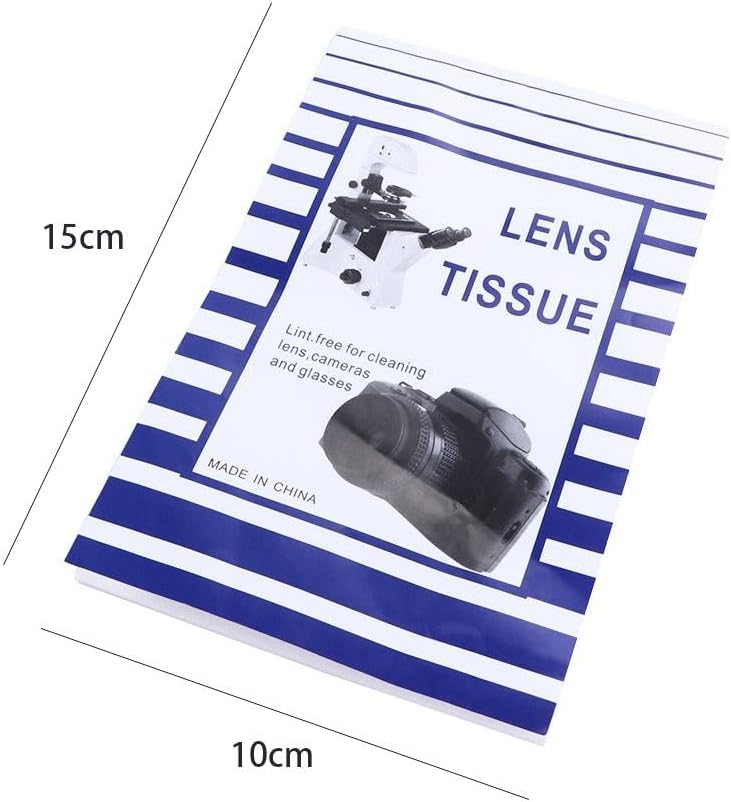 Kopida Camera Lens Cleaning Paper 50 Sheets Soft Lint-Free Tissue for Camera, Camcorders and Microscope